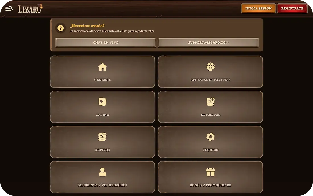 lizaro casino asistencia