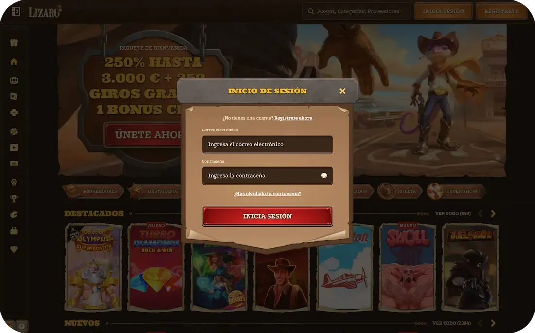 lizaro casino inicio sesion